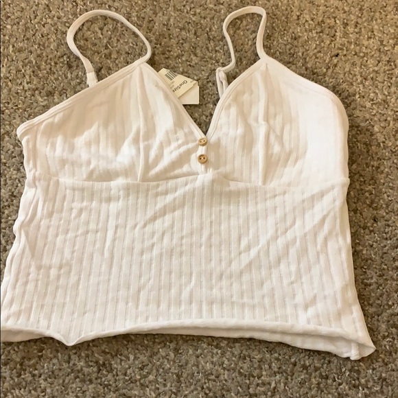 Tops - cropped Button cami